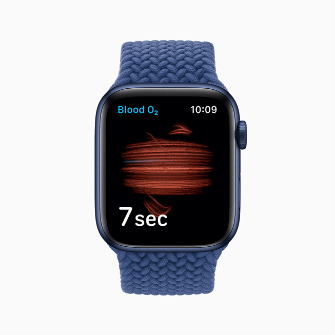 The Apple Watch Series 6's SpO2 function